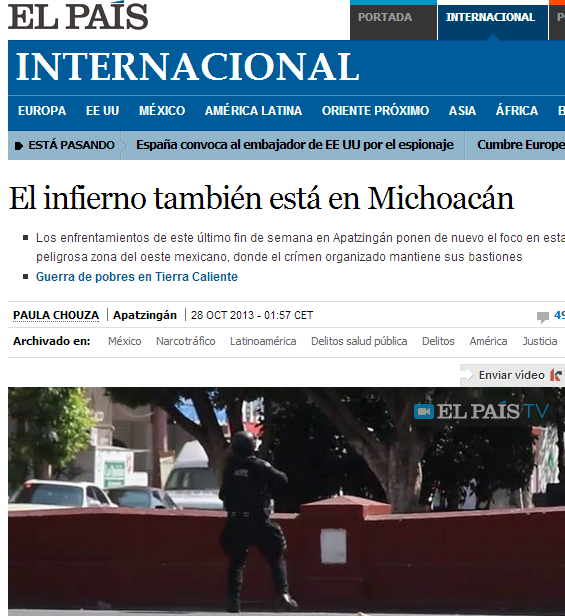 el pais michoacán el infierno está en