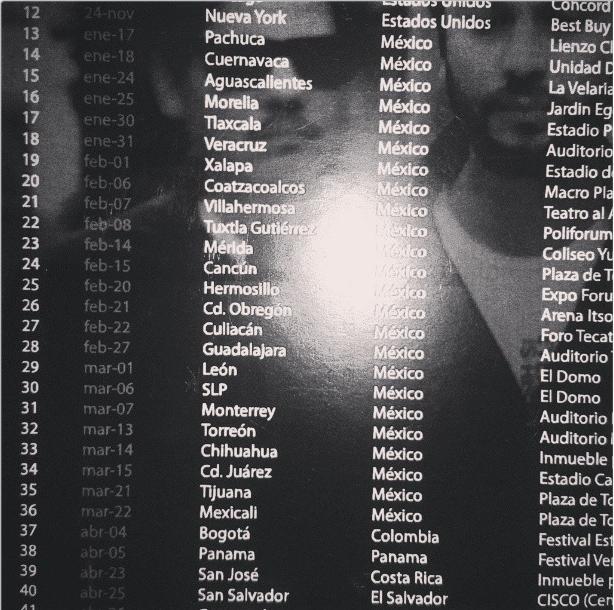 gira zoé fechas morelia