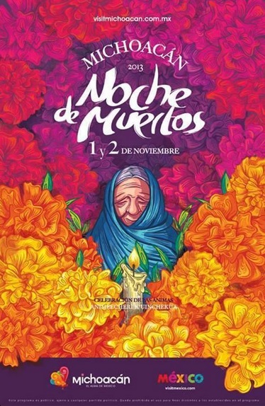 poster Noche de Muertos Michoacán