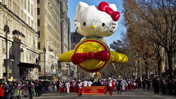 Hello Kitty globo Día de Acción de Gracias Estados Unidos