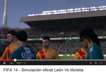 León vs Morelia simulador fifa 14