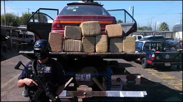 150 kilos de marihuana