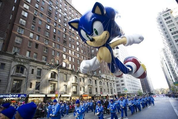 Sonic globo Día de Acción de Gracias Estados Unidos
