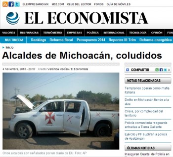 el economista 11 alcaldes coludidos Michoacán