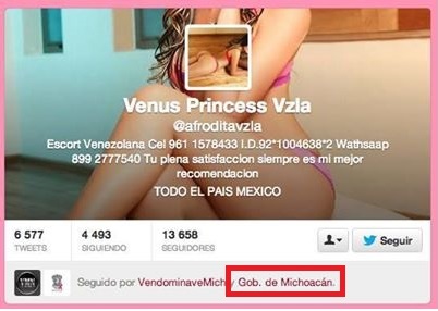 gobierno michoacán twitter escort