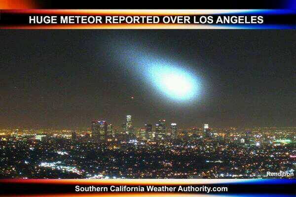 meteorito en los angeles