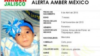 niña oso de peluche alerta amber