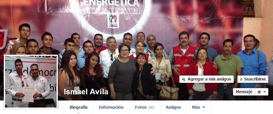 perfil Facebook Ismael Avila PRI maltrato animal
