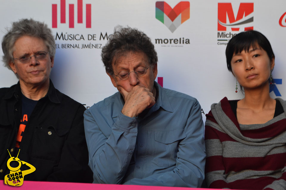 rueda de prensa Philip Glass y Kronos Quarter Festival de Música de Morelia 02
