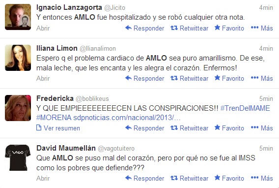 AMLO twitter infarto