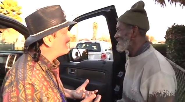 Carlos Santana reencuentro con Marcus Magnífico Malone