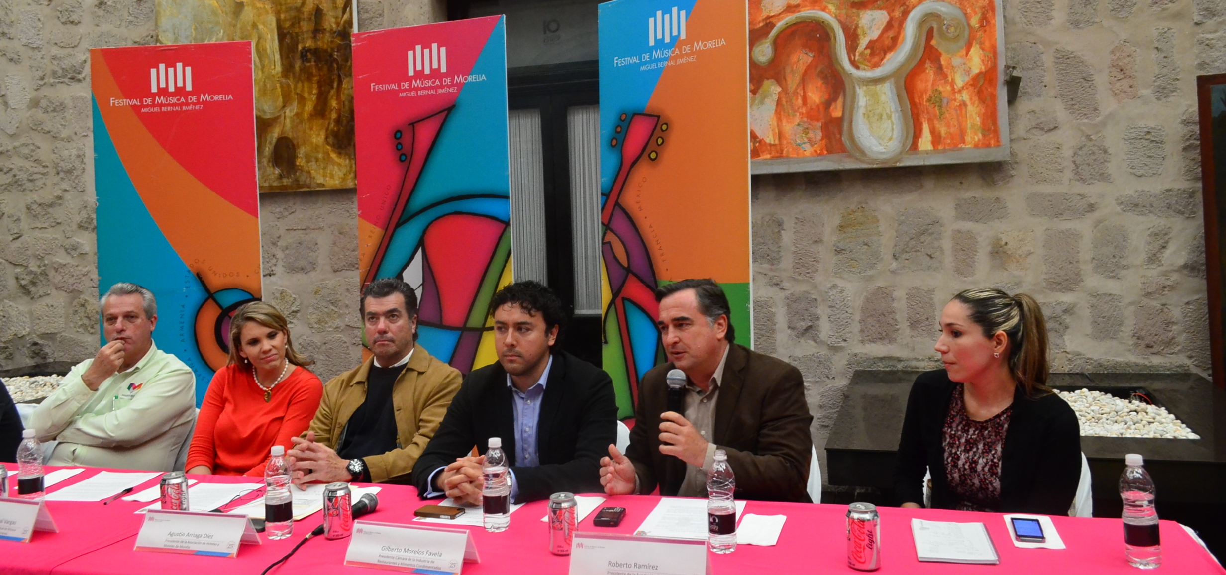 Conferencia de prensa final de Festival de Música de Morelia