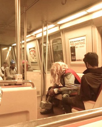 Thor en el metro