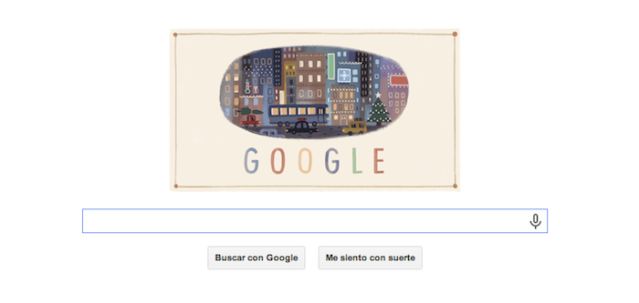 doodle navideño de google