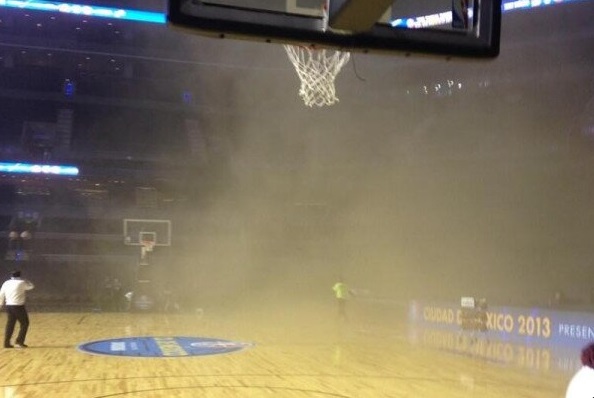 incendio Arena Ciudad de México NBA2