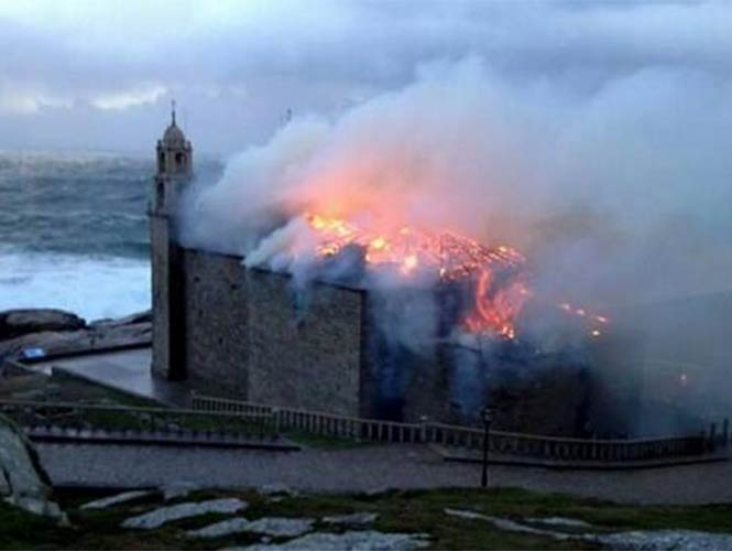 incendio de santuario en España