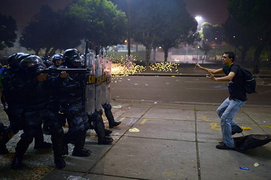 manifestación Brasil AFP