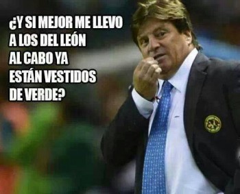 meme piojo Herrera América vs León