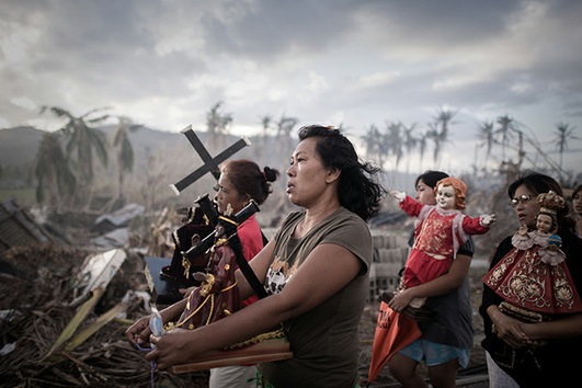 sobrevivientes tifón Haiyan AFP