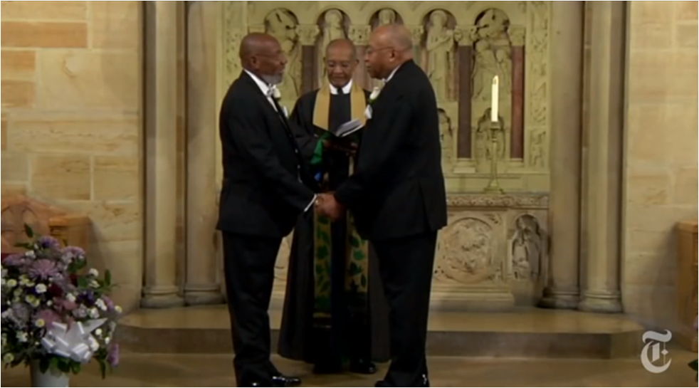 Abuelos gay se casan