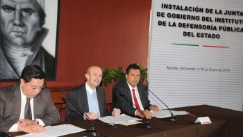 Fausto Vallejo, Jesús Reyna Instituto Defensoría Pública del Estado Michoacán