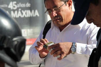 Entrega de municiones