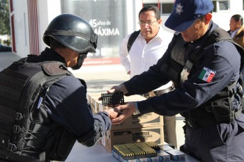 Entrega de municiones