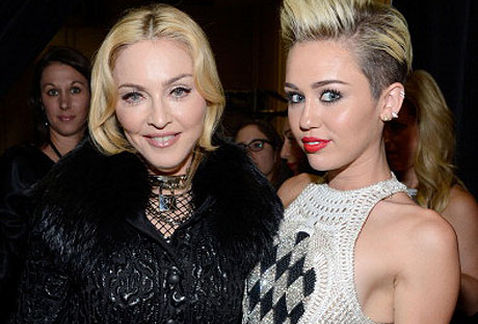 Madonna y Miley
