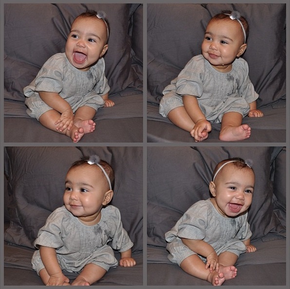 Noth West hija de Kim Kardashian y Kanye West