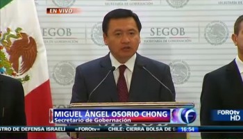 Osorio Chong rueda de prensa Michoacán