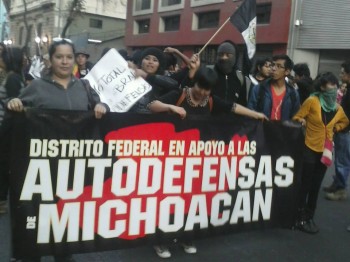 autodefensas apoyo df manifestación