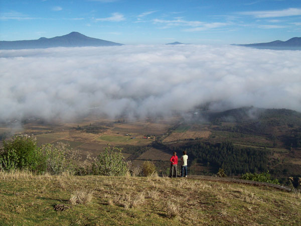 cerro del Estribo Pátzcuaro Michoacán