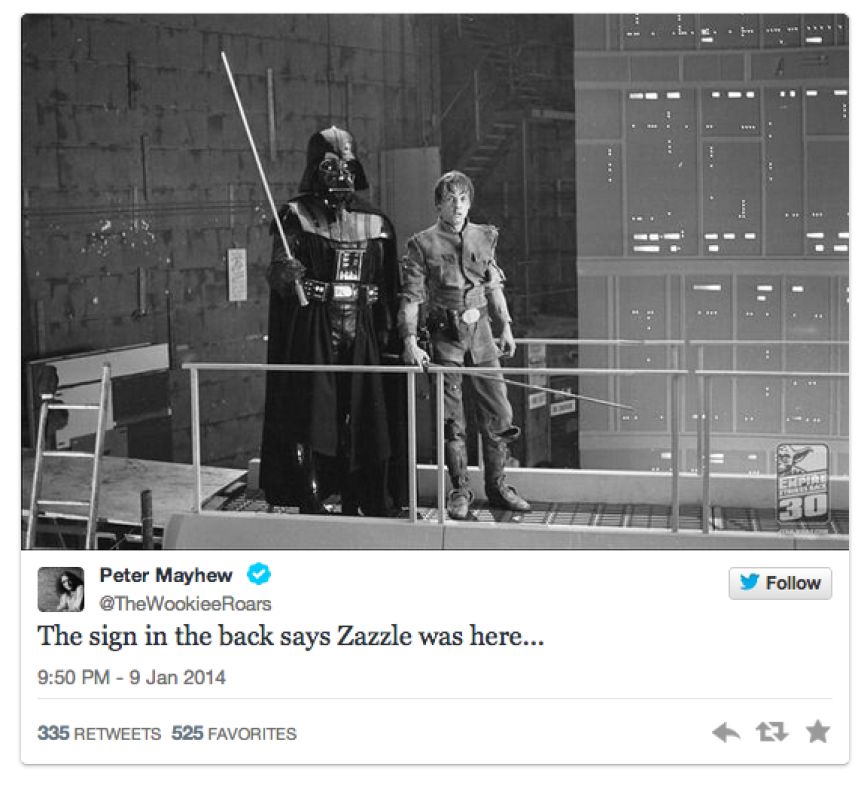 detrás de cámaras de star wars
