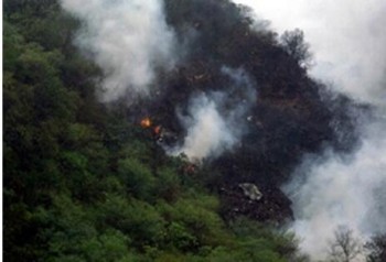 helicóptero pgr caído en tancítaro