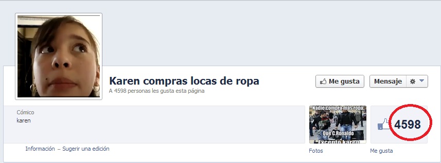 karen compra de ropa video facebook