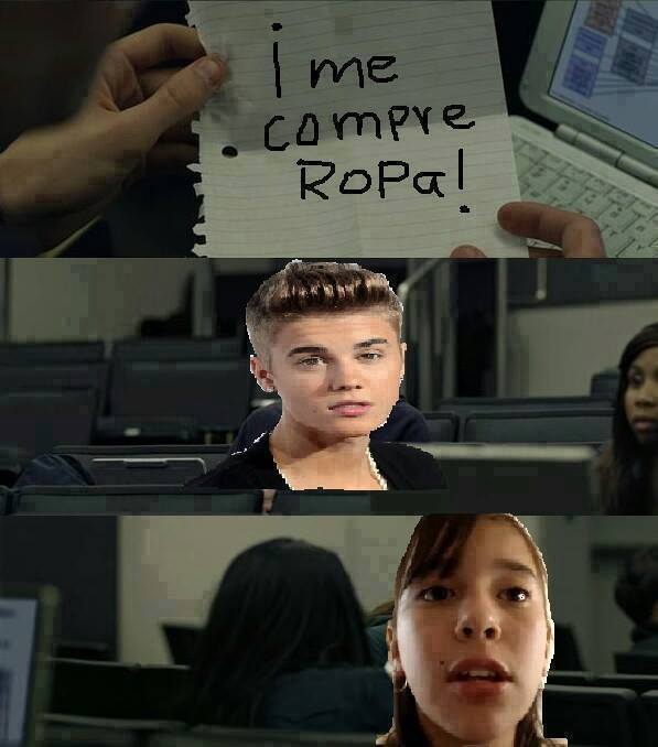 karen compra ropa meme justin