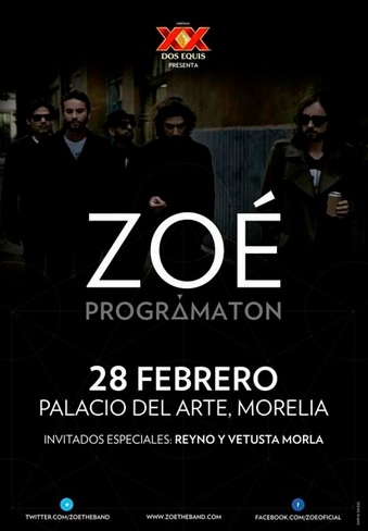 zoe teloneros reyno vetusta morla 28 feb