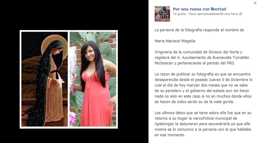 autodefensas 2 meses desaparición regidora buenavista