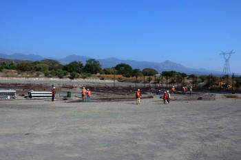 construcción hospital de Apatzingán