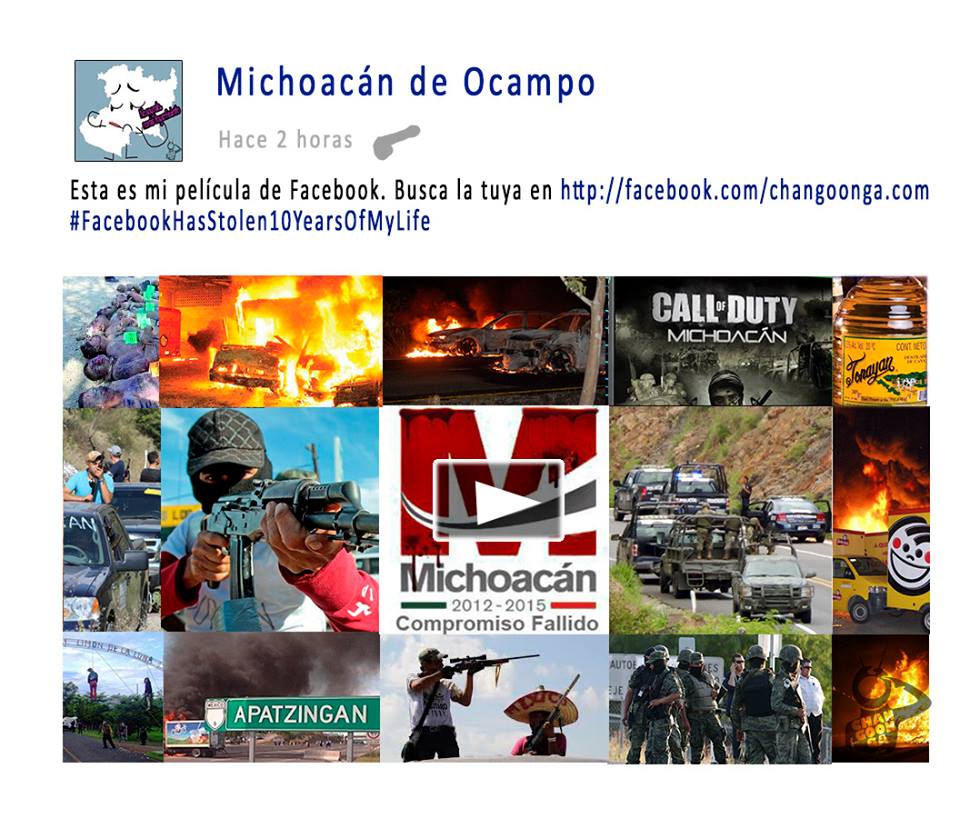pelicula facebook michoacán