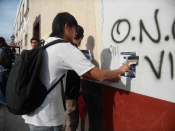 Estudiantes unidos por la defensa de la educación pública y gratuita en Michoacán