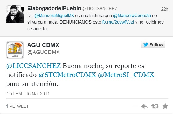 denuncia Twitter poli pasada de lanza con viejitos en el metro