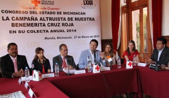 diputados Michoacán Cruz Roja