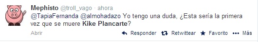 kike plancarte muerte broma tw 2