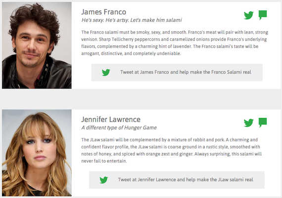 salami hecho de células de celebridades2