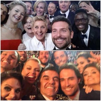 selfie comparación oscares y tvynovelas