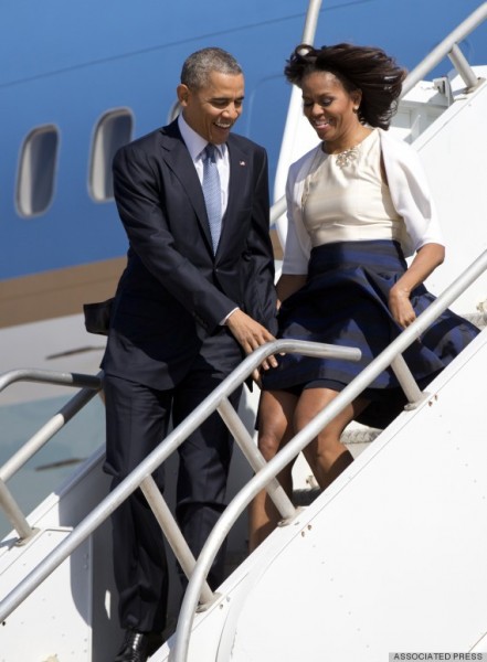 Barack y Michelle Obama vientos 2