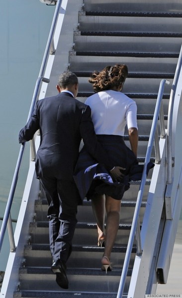 Barack y Michelle Obama vientos 3