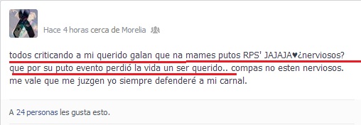 ¿Alguien esta nervioso por la muerte de "Galan"?