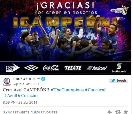 cruz azul campeon tw